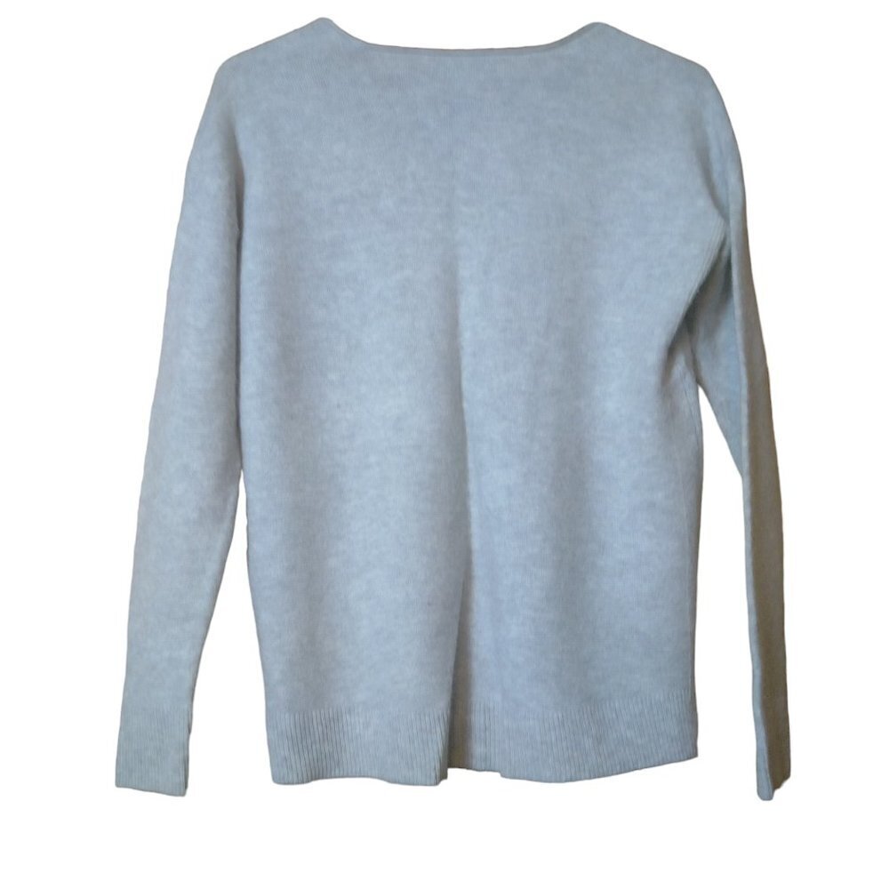 Madewell Small Long Sleeve Wool Blend Sweater Pullover Preppy Minimalist Casual - Picture 5 of 5